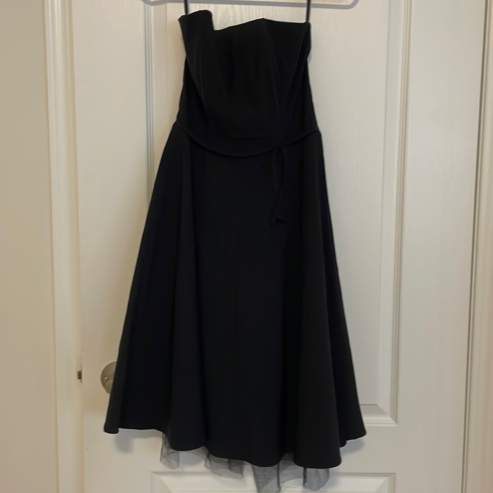 Strapless le chateau dress in black
